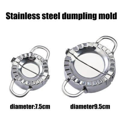 Stainless Steel Dumpling Maker Tool Lazy DIY Manual Jiaozi Device Easy Dumpling Mold Press Peeling Slicer Kitchen Accessories