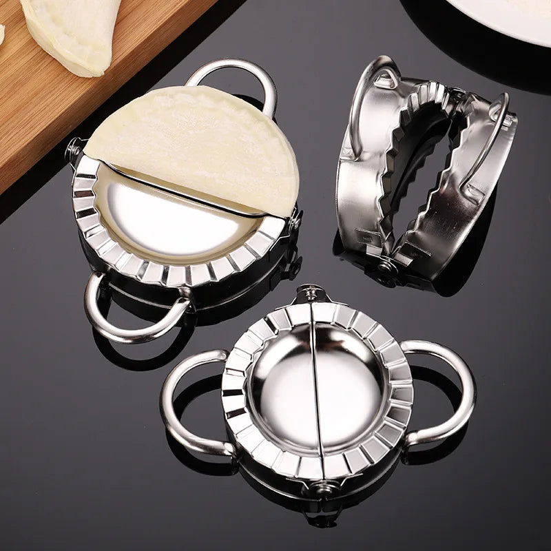 Stainless Steel Dumpling Maker Tool Lazy DIY Manual Jiaozi Device Easy Dumpling Mold Press Peeling Slicer Kitchen Accessories